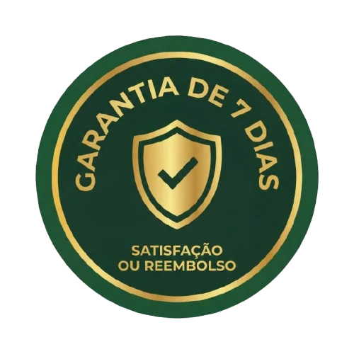 Garantia de 7 dias — Satisfação total ou dinheiro de volta